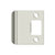 Deltana SPE225U Extended Lip Strike Plate, 2 1/4 x 2-1/4