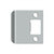 Deltana SPE225U Extended Lip Strike Plate, 2 1/4 x 2-1/4