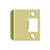 Deltana SPE225U Extended Lip Strike Plate, 2 1/4 x 2-1/4