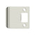 Deltana SPE250U Extended Lip Strike Plate, 2 1/4 x 2-1/2
