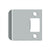 Deltana SPE250U Extended Lip Strike Plate, 2 1/4 x 2-1/2