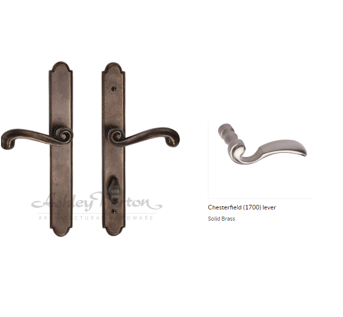 Ashley Norton SPEU4.1700.57.L.4 Chesterfield Euro entry - Satin Nickel