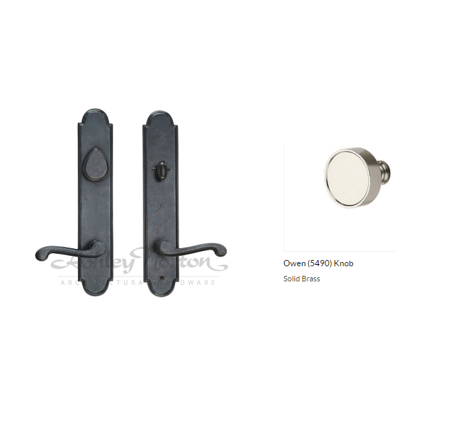 Ashley Norton SPLES.5490.50.4B-238 Owen Entry - Polished Nickel
