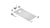 QM Drains SPO.33.500.04 Curbless Off-Center Shower Pan Kit 32" X 63" With 4" Mist (Tile-In) Square Drain