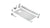 QM Drains SPOC.88.100.04 Off-Center Shower Pan Kit 32" X 63" With 4" Mira Square Drain