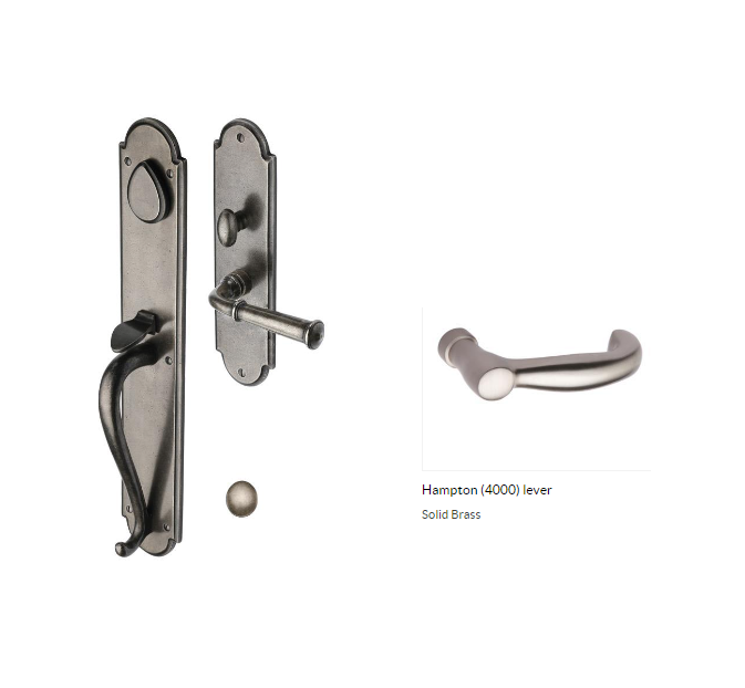 Ashley Norton SPSGL.4000.10.L.8 Hampton Gripset Entry - Dark Oil Rubbed