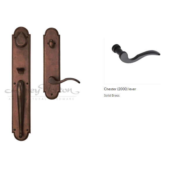 Ashley Norton SPTUB.2000.42.R.8 Chester Gripset Dummy - Dark Oil Rubbed