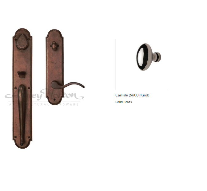 Ashley Norton SPTUB.6600.42.8 Carlisle Gripset Dummy - Dark Oil Rubbed