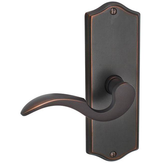 Emtek 8020IW Privacy , Sideplate Locksets Colonial Non-Keyed 7-1/8" , Ice White Knob - Parent
