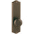 Emtek 8811M Privacy , Sideplate Locksets Colonial Non-Keyed 9" , Milano Lever - Parent