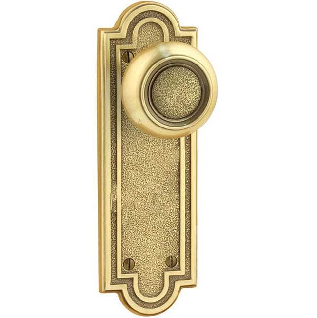 Emtek 8102V Passage , Sideplate Locksets Belmont Non-Keyed 7-1/2" , Victoria Knob - Parent