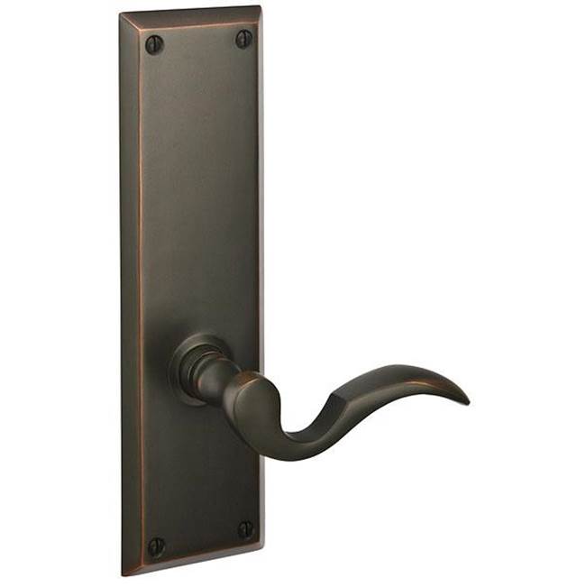 Emtek 8804TRT Privacy , Sideplate Locksets Quincy Non-Keyed 9" , Triton Lever - Parent