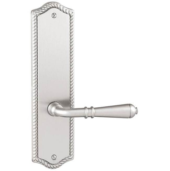 Emtek 7850LU Dummy Pair , Sideplate Locksets Rope Non-Keyed 9-5/8" , Luzern Lever - Parent