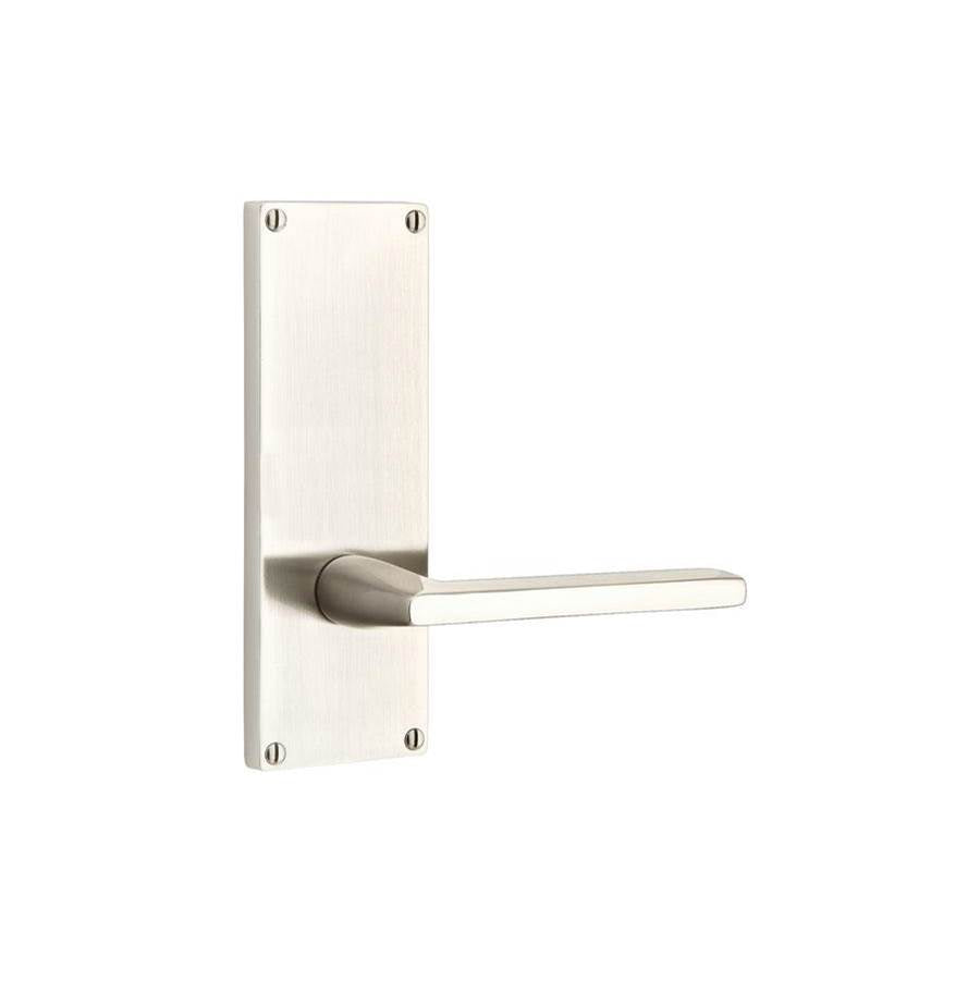 Emtek 8011BL Dummy Pair , Sideplate Locksets Modern Non-Keyed 7" , Bristol Knob - Parent