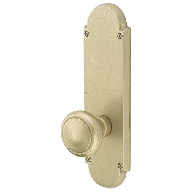 Emtek 7807WS Privacy , Sideplate Locksets No.5 Non-Keyed 9-1/4" , Windsor Crystal Knob - Parent