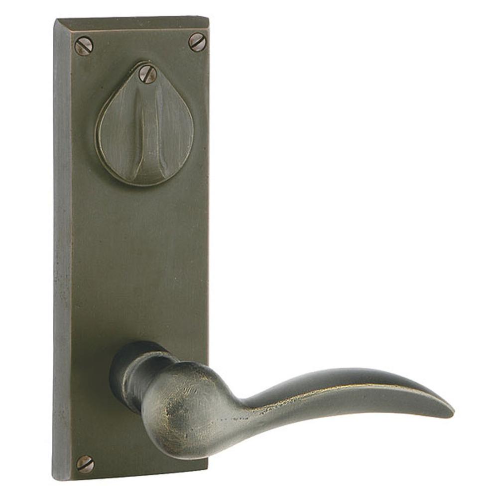 Emtek 7360WC Passage Single Keyed , Sideplate Locksets Rectangular 3-5/8" Center to Center Keyed , Winchester Knob - Parent