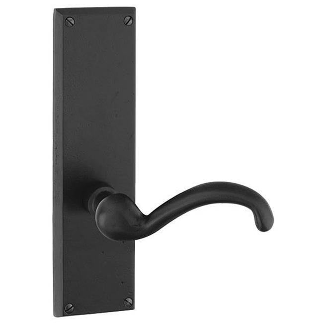 Emtek 7512MT Passage , Sideplate Locksets Rectangular Non-Keyed 8-7/8" , Montrose Lever - Parent