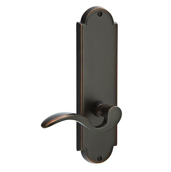 Emtek 8816C Privacy , Sideplate Locksets Delaware Non-Keyed 9" , Cortina Lever - Parent