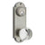Emtek 8066MLH Passage Single Keyed , Sideplate Locksets Delaware 3-5/8" Center to Center Keyed , Milano Lever , LH - Parent