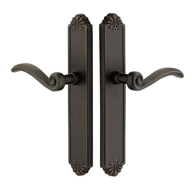 Emtek 6045NALH Entry Dum , Pair , Stretto , Tuscany 10-1/2" Plt , Napoli Lever , LH - Parent