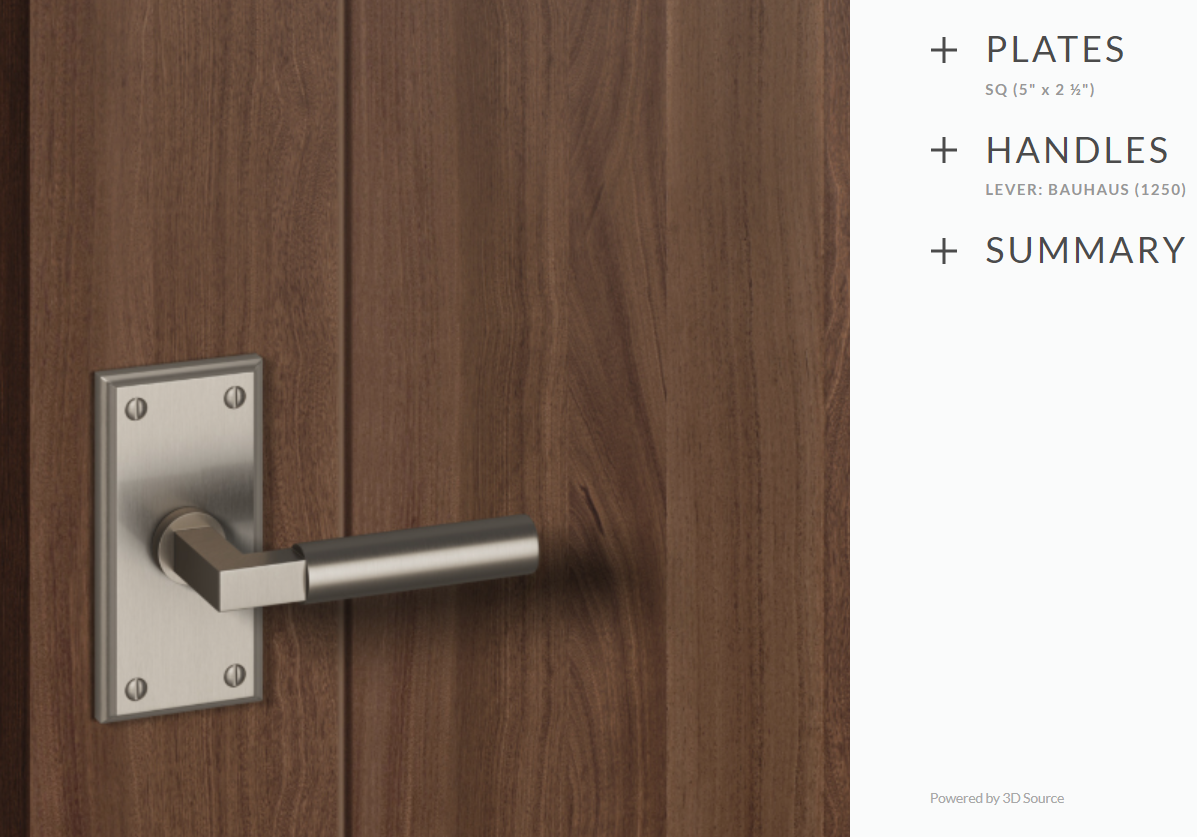 Ashley Norton SQ.1250.30.L.3S/BK-238 Bauhaus Passage - Satin Brass/Flat Black