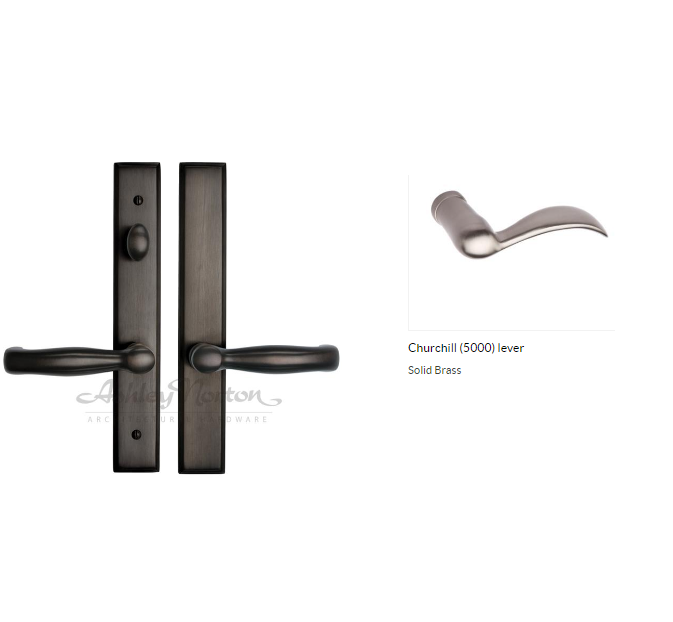 Ashley Norton SQEG4.5000.53.R.3S Churchill US Patio - Satin Brass
