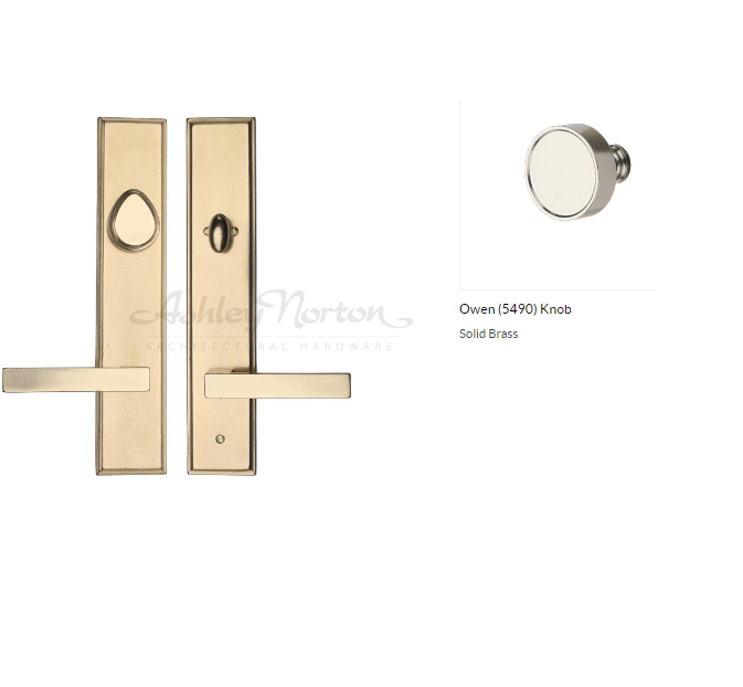 Ashley Norton SQLES.5490.42.3S Owen Full Dummy - Satin Brass