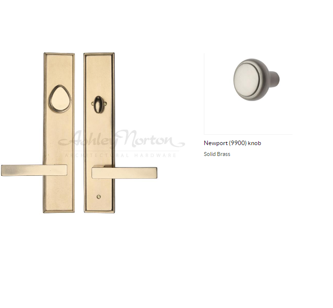 Ashley Norton SQLES.9900.50.8-234 Newport Entry - Dark Oil Rubbed