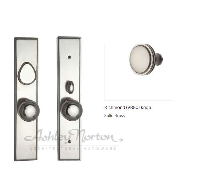 Ashley Norton SQMOR.9880.12.4 Richmond LxL Entry - Satin Nickel