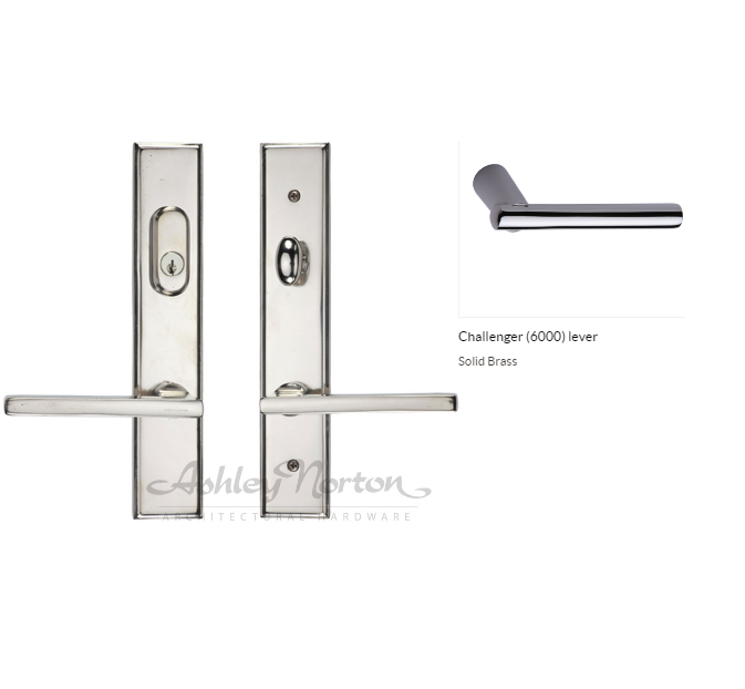 Ashley Norton SQMR4.6000.55.L.4 Challenger Ashland Entry - Satin Nickel