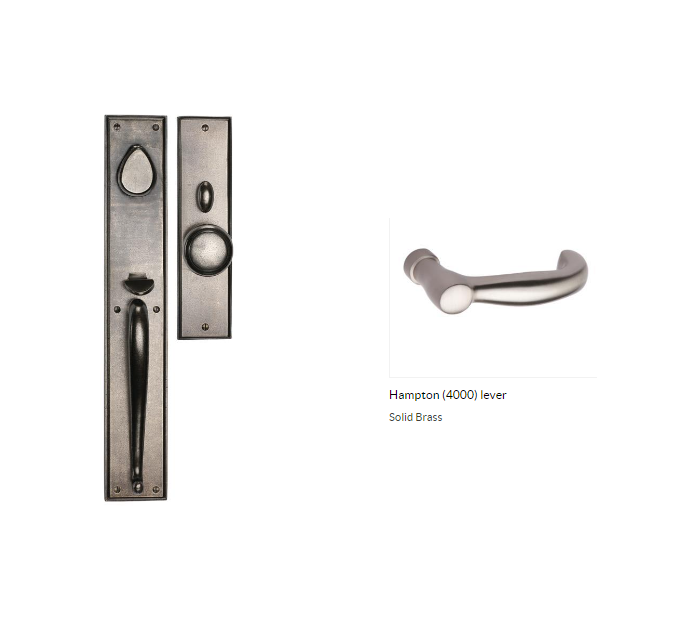 Ashley Norton SQSGL.4000.42.R.3/9 Hampton GxL Dummy - Polished Brass/Polished Chrome