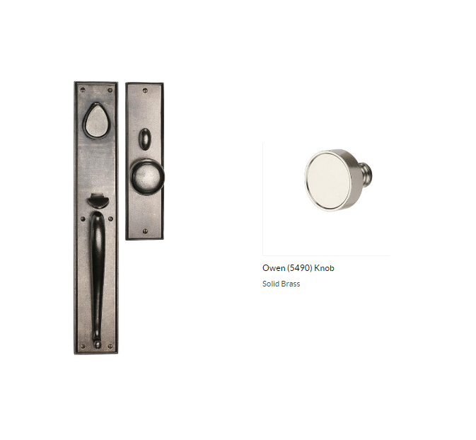 Ashley Norton SQSGL.5490.42.4 Owen GxL Dummy - Satin Nickel