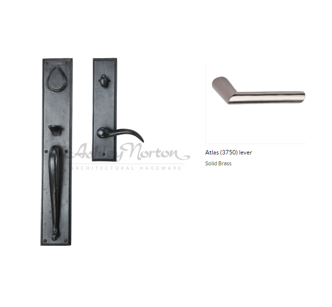Ashley Norton SQTUB.3750.42.R.4 Atlas Gripset Dummy - Satin Nickel