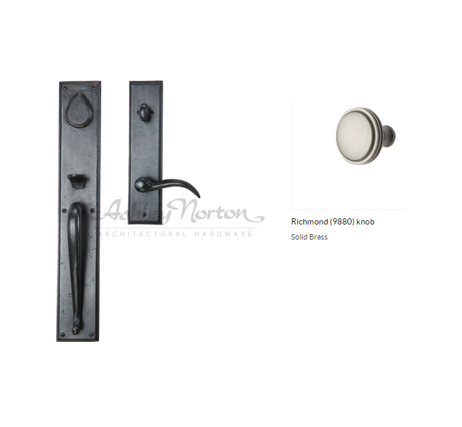 Ashley Norton SQTUB.9880.50.4B-238 Richmond GxL Entry - Polished Nickel