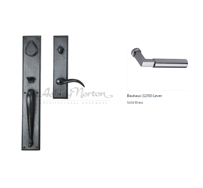 Ashley Norton SQUS4.1250.55.R.8 Bauhaus US Entry - Dark Oil Rubbed