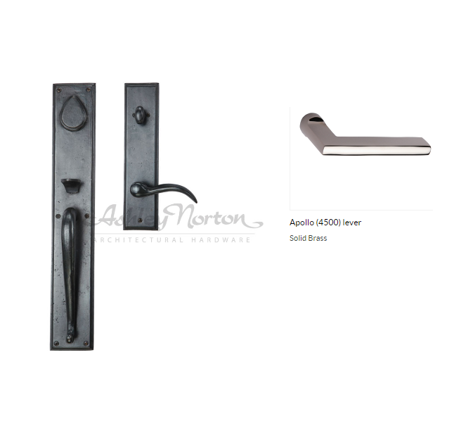 Ashley Norton SQUS4.4500.42.L.4B Apollo Lever High Dummy - Polished Nickel