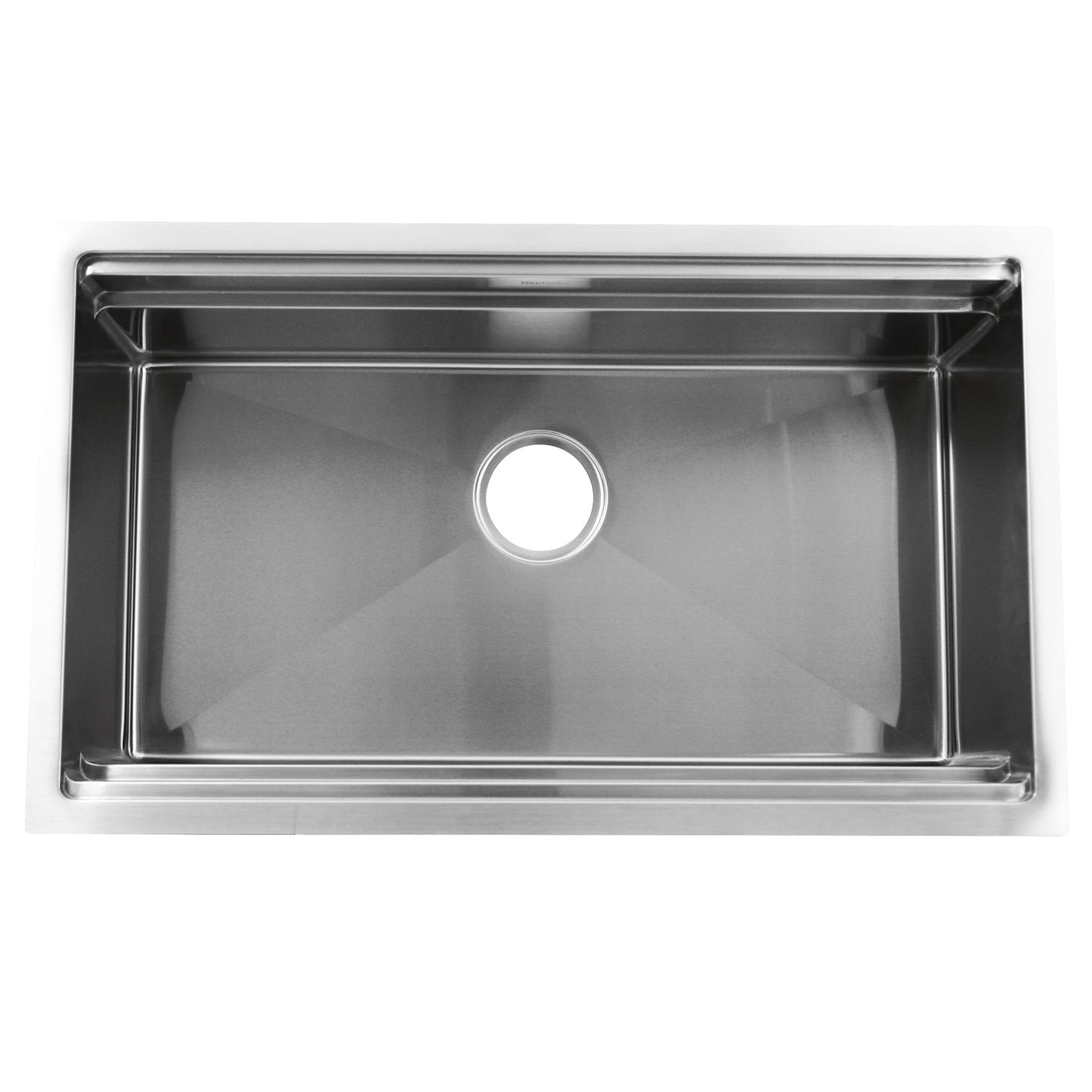 Nantucket SR-PS-3220-16 - 32 Inch Small Radius Undermount Kitchen Sink Stainless Steel