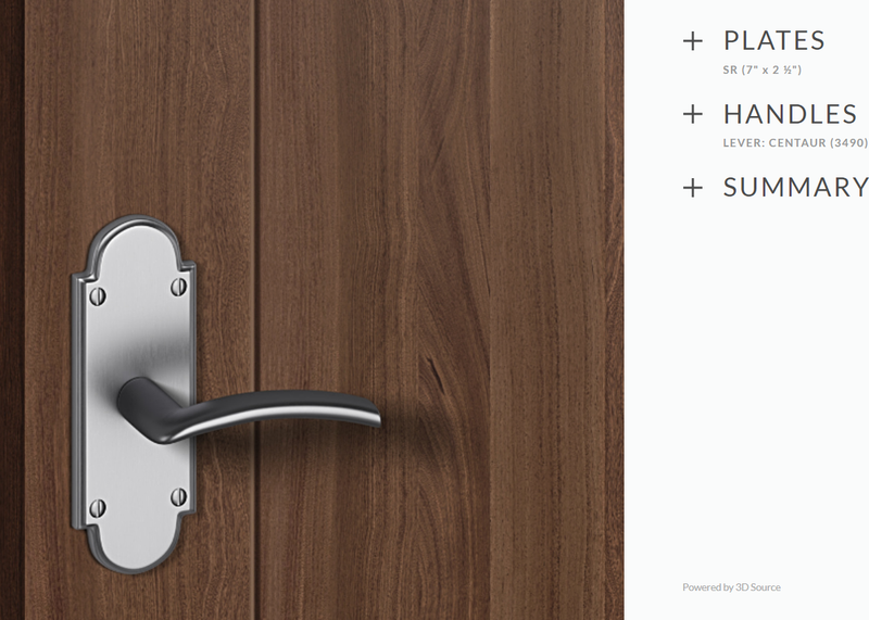 Ashley Norton SR.3490.20.L.4/4B Centaur Privacy - Satin Nickel/Polished Nickel