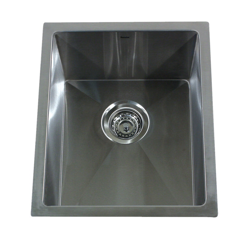 Nantucket Sinks 15" Rectangle Undermount Stainless Steel Bar/Prep Sink