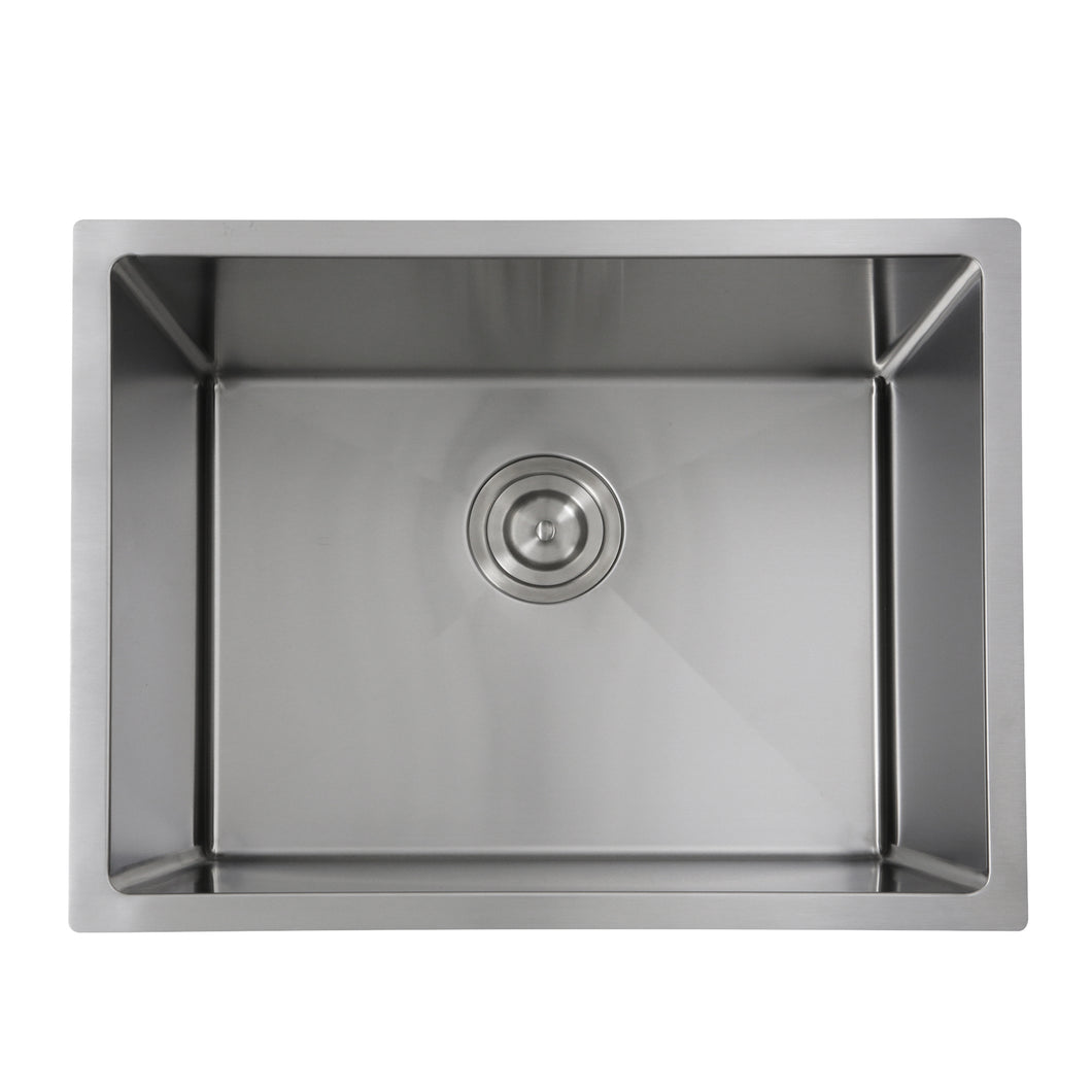 Nantucket Sinks SR2318-12-16 Pro Series 23 inch Undermount Small Radius Corners Utility/Laundry Sink