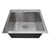 Nantucket Sinks SR2522-12-16 25" Pro Series Rectangle Topmount Small Radius Corners Laundry Sink