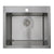 Nantucket Sinks SR2522-12-16 25" Pro Series Rectangle Topmount Small Radius Corners Laundry Sink