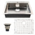 Nantucket Sinks SR2522-5.5-16 Pro Series Small Radius Topmount Single Hole ADA Kitchen Sink