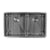 Nantucket Sinks SR3219-OS-16 Pro Series 60/40 Offset Double bowl Undermount Small Radius Kitchen Sink