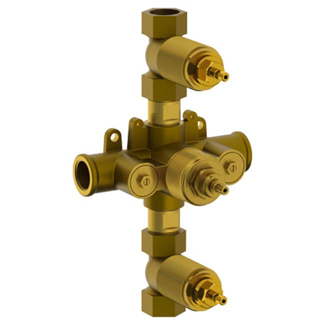 Watermark SS-TH6000 3/4" Thermostatic Valve With Two Controls And Integral Stops