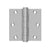 Deltana SS35BU 3-1/2 x 3-1/2 Square Hinge