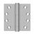Deltana SS44U 4 x 4 Square Hinge