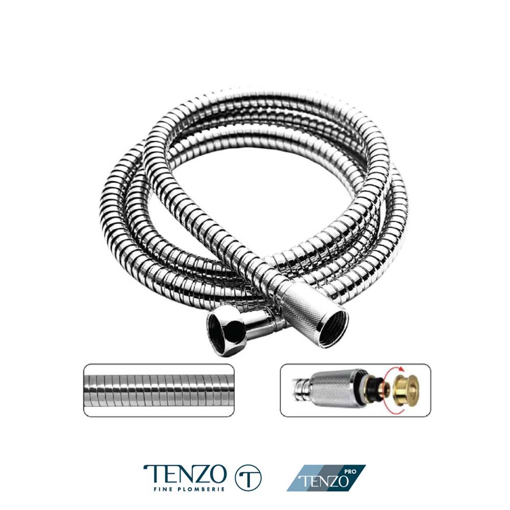 Tenzo SSHE-175-CR Stretchable Hand Shower Hose 175-260CM Shower Hose Chrome