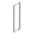Deltana SSPBB2410U 24 Contemporary Pulls, Back-To-Back