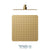 Tenzo SSTS-10-Q Airboost Shower Head Square 25X25CM